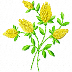 Flowers And Tree Embroidery Design 7 Flowers And Tree Embroidery Design 7
